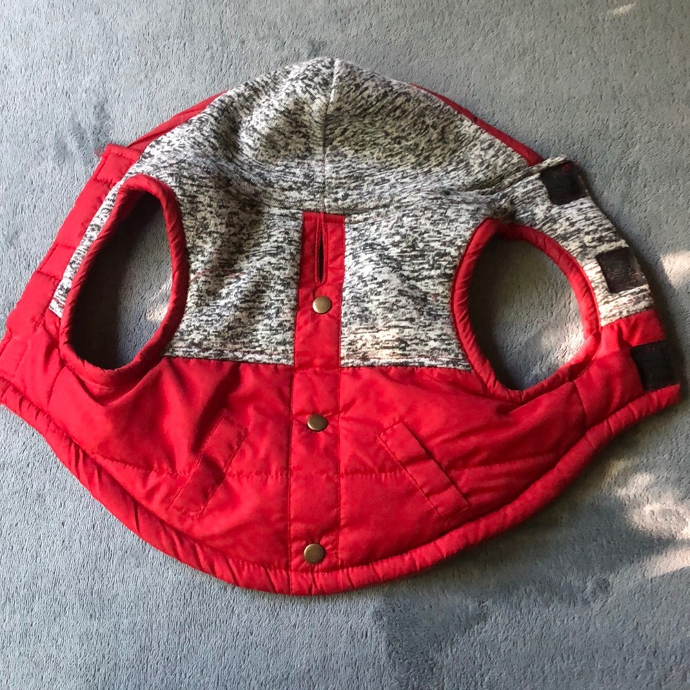 XS Red Dog Coat/Vest Petco brand